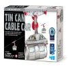 Flat River Group 4M Tin Can Cable Car - Multi-Colored Mechanical Science Kit* Science & Discovery