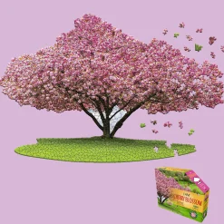 Maddcapp Games Madd Capp Cherry Blossom Tree-Shaped Jigsaw Puzzle - 1000 pc* Puzzles