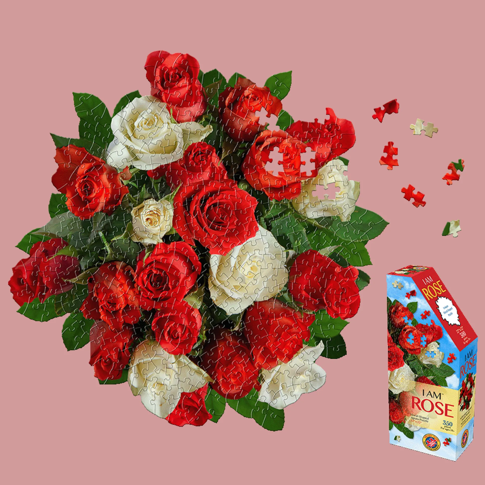 Maddcapp Games Madd Capp Floral Rose Jigsaw Puzzle - 350 pc* Puzzles