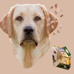 Maddcapp Games Madd Capp I AM Lab Animal Head-Shaped Jigsaw Puzzle - 550 pc* Puzzles