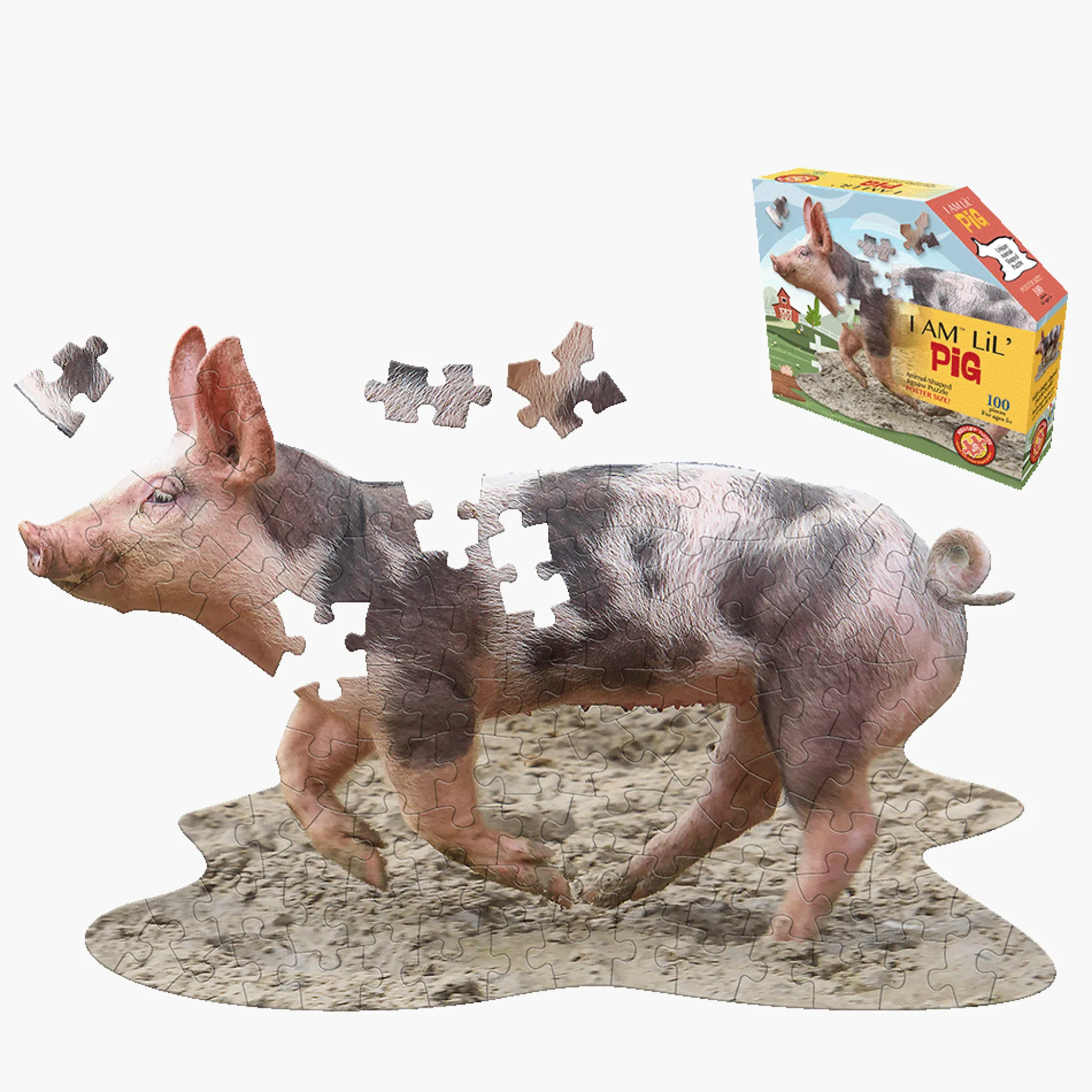 Maddcapp Games Madd Capp I AM LiL' PIG Jigsaw Puzzle - 100 pc* Puzzles