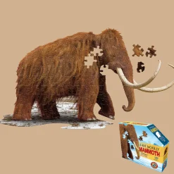 Maddcapp Games Madd Capp I AM WOOLLY Mammoth-Shaped Jigsaw Puzzle - 100 pc* Puzzles