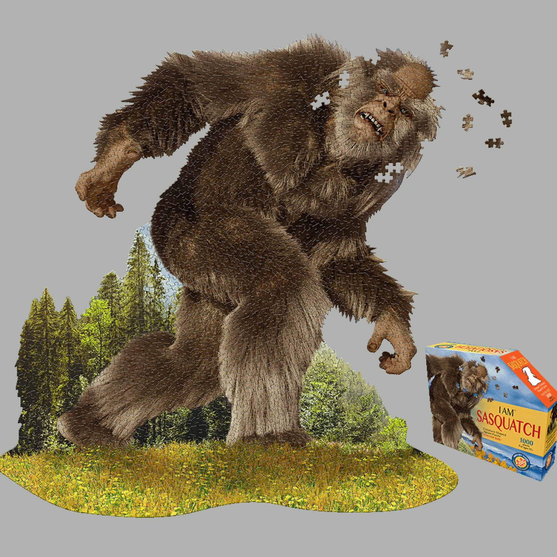Maddcapp Games Madd Capp Sasquatch Shaped Jigsaw Puzzle - 1000 pc* Puzzles