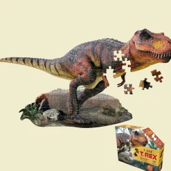 Maddcapp Games Madd Capp T. Rex Shaped Jigsaw Puzzle - 100 pc* Puzzles