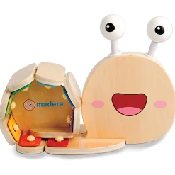 Flat River Group Madera Wood Snailyphone Multicolor Snail-Designed 8-Key Xylophone, for Kids Ages 3+* Musical & Sound Toys|Musical Toys & Instruments