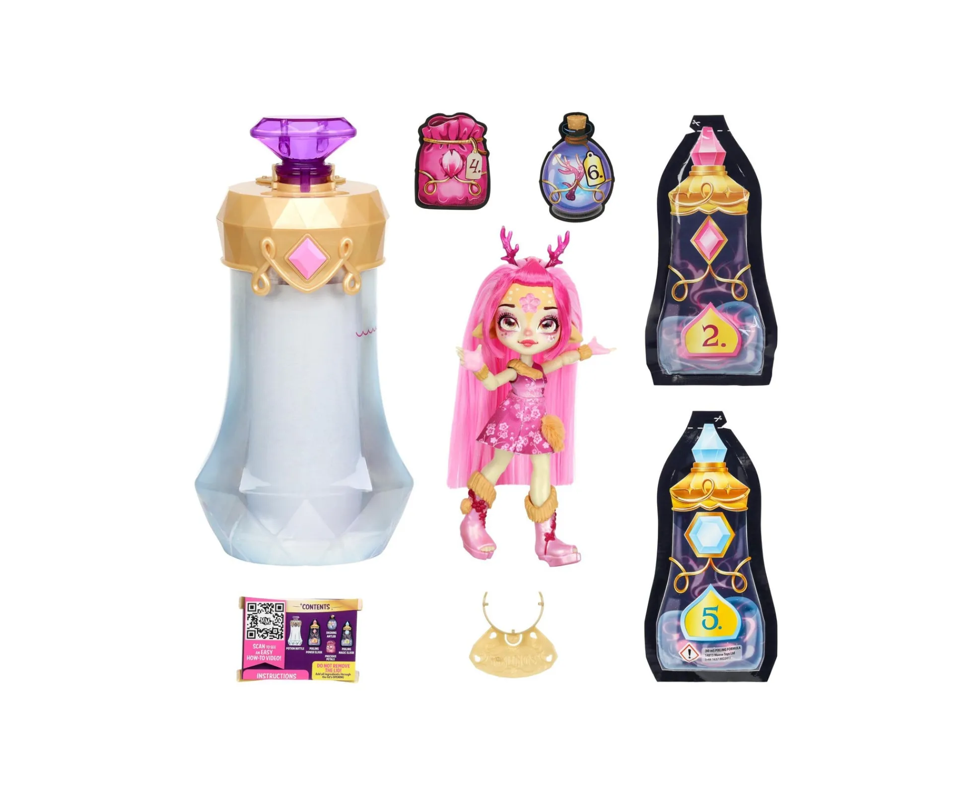Macy's - Supplier Magic Mixies Pixling Doll S1 Wave1 - Enchanted Multicolor* Interactive Dolls & Pets|Stuffed Animals & Plush Toys