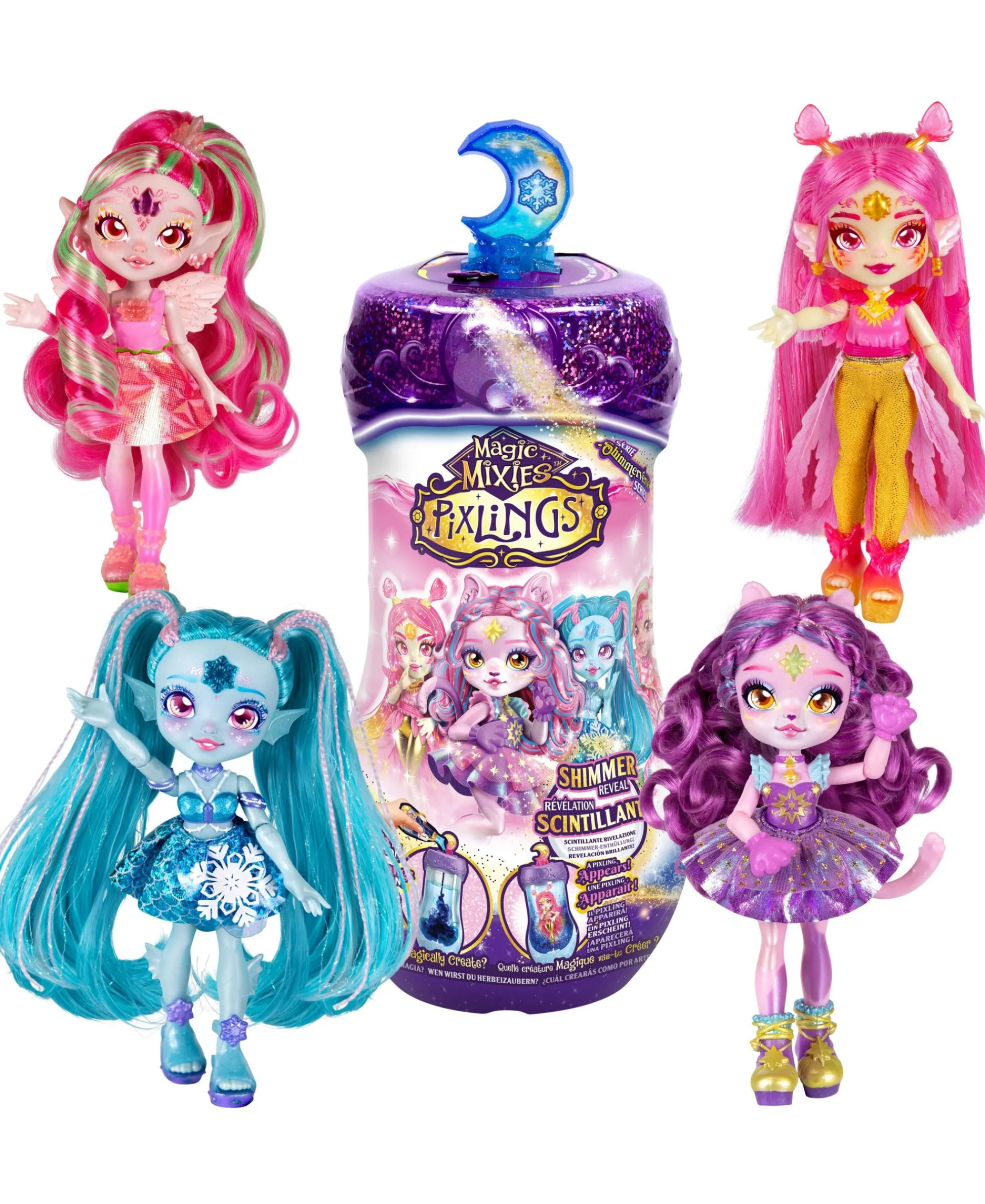Macy's - Supplier Magic Mixies Shimmerverse Pixlings Doll - Potion Reveal* Miniature & Collectible Dolls|Stuffed Animals & Plush Toys
