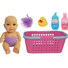 Flat River Group Magic Nursery Bath Caddy with 8" Baby Doll and Accessories Playset* Baby Dolls|Stuffed Animals & Plush Toys