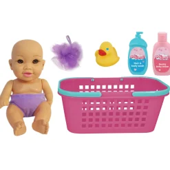Flat River Group Magic Nursery Bath Caddy with 8" Baby Doll and Accessories Playset* Baby Dolls|Stuffed Animals & Plush Toys
