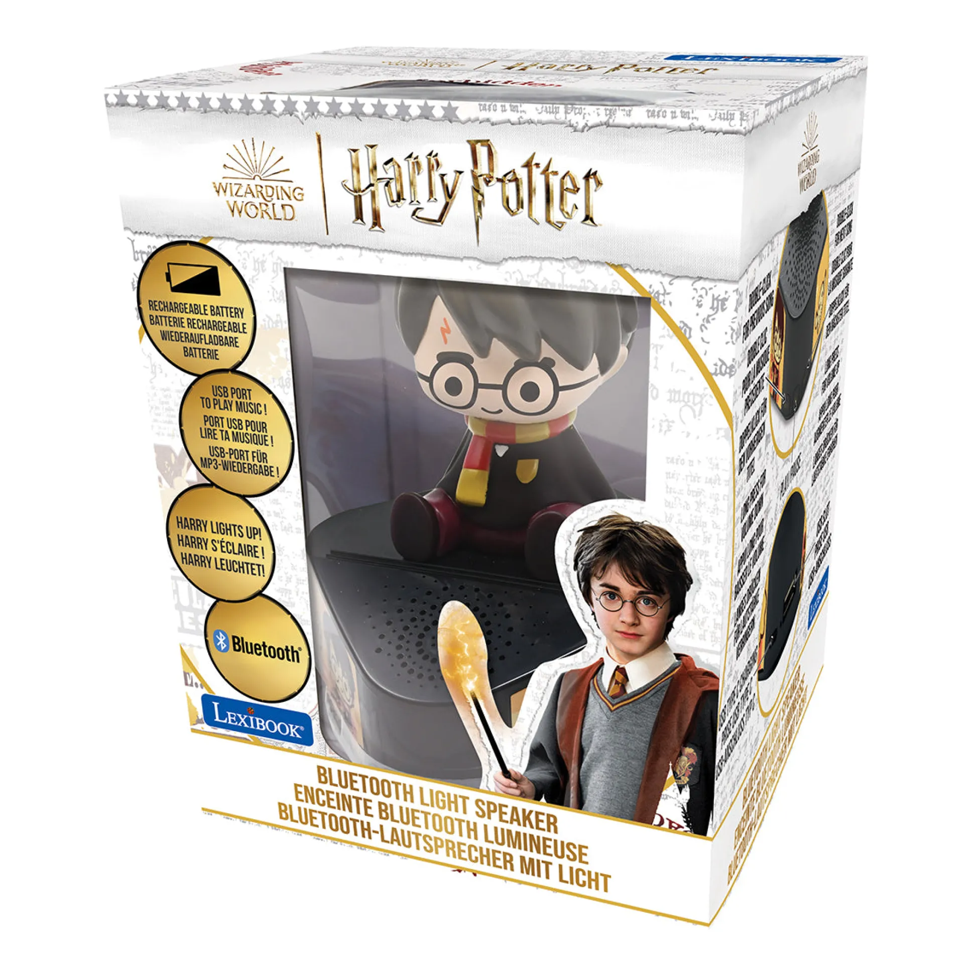 Lexibook Magical Harry Potter Illuminating Bluetooth Speaker - Portable Wizardry* Electronics