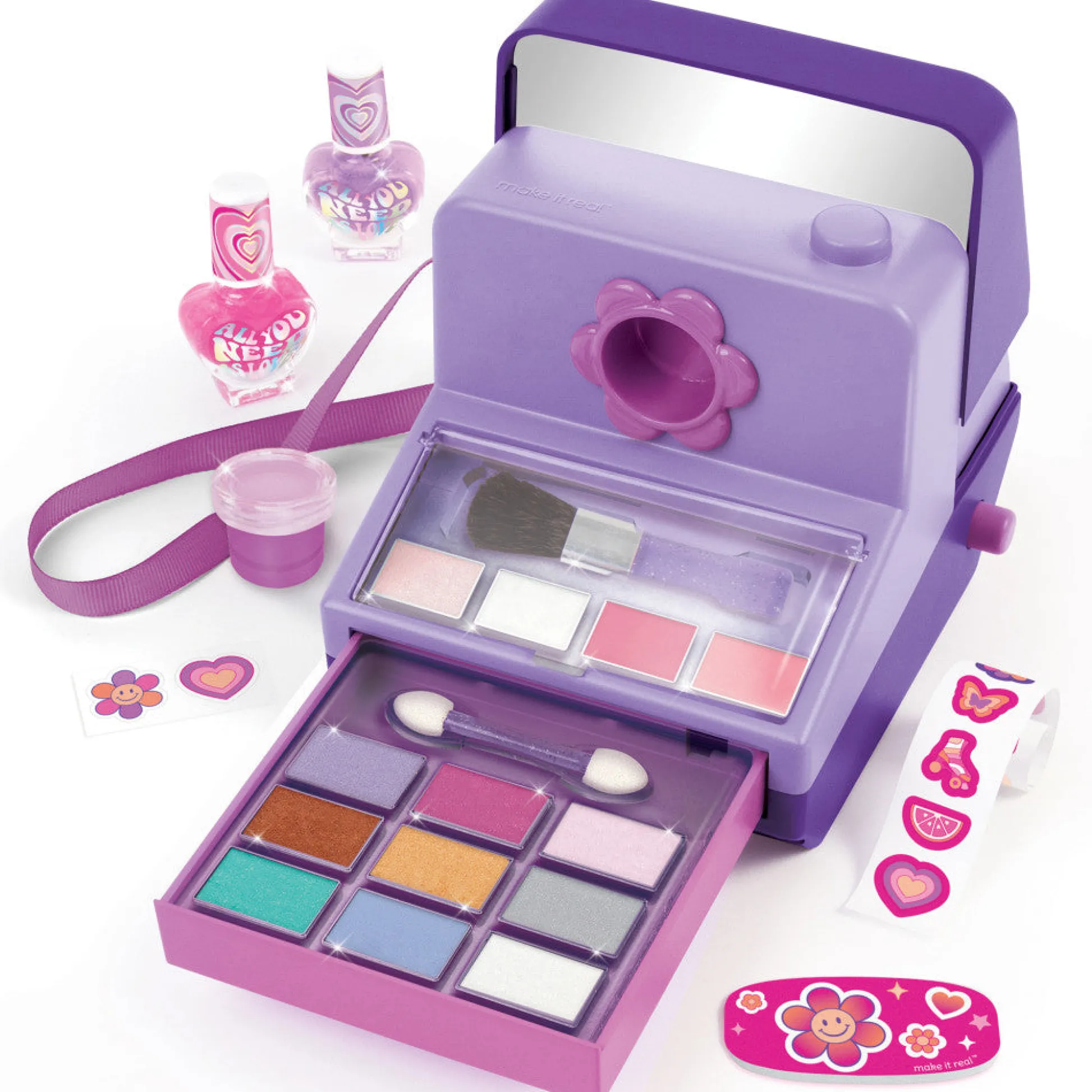 Flat River Group Make It Real Instant Glam 23pc Camera Shaped Cosmetic Case Set* Dress Up & Accessories|Dress Up