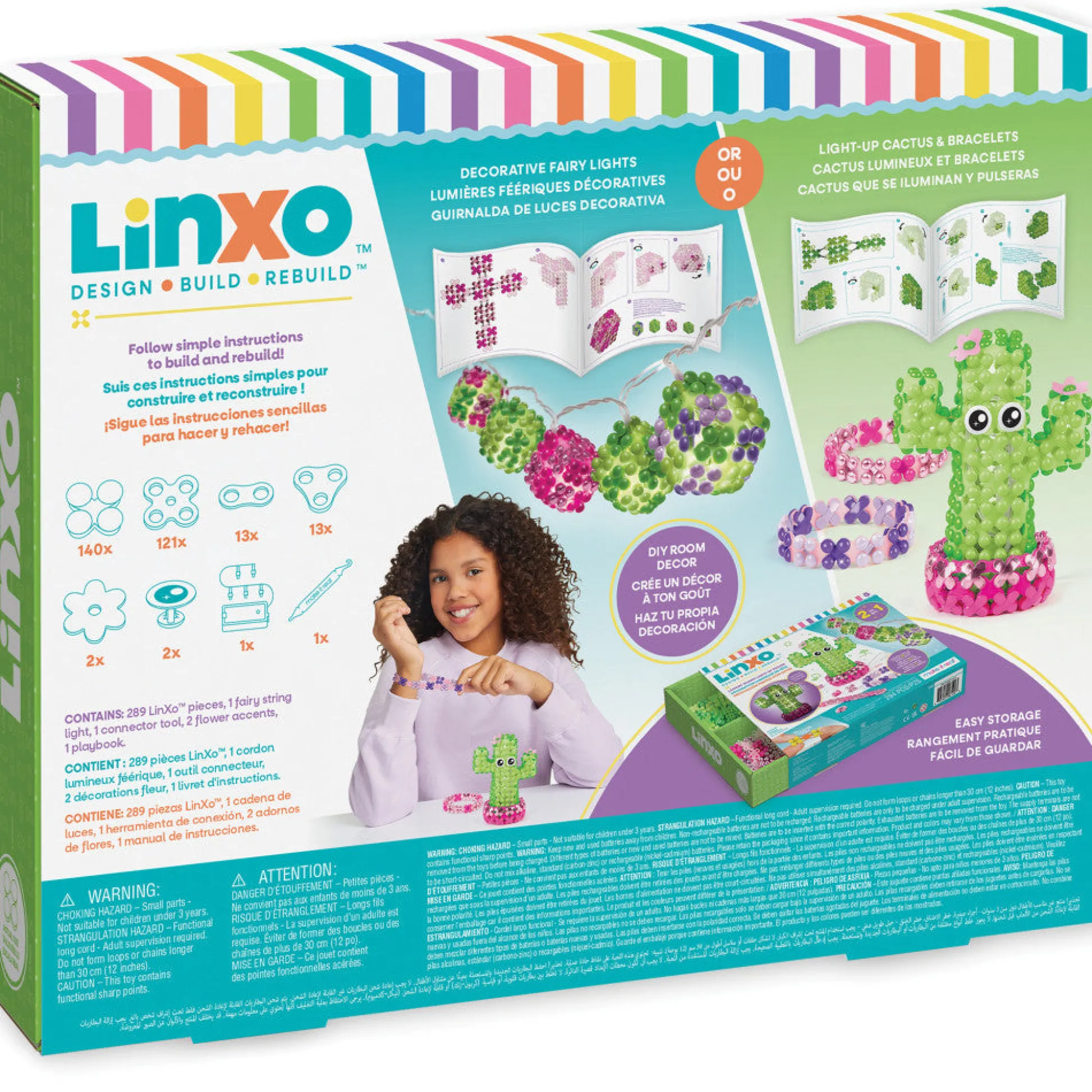 Flat River Group Make It Real LinXo Lookin' Sharp! Light-Up Decor 294pc DIY Craft Kit* Crafts & Activities