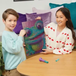 Flat River Group Make It Real Stamp to Reveal Dot Art Kit - DJ Bunny, Frog Princess, Chillin Panda* Crafts & Activities