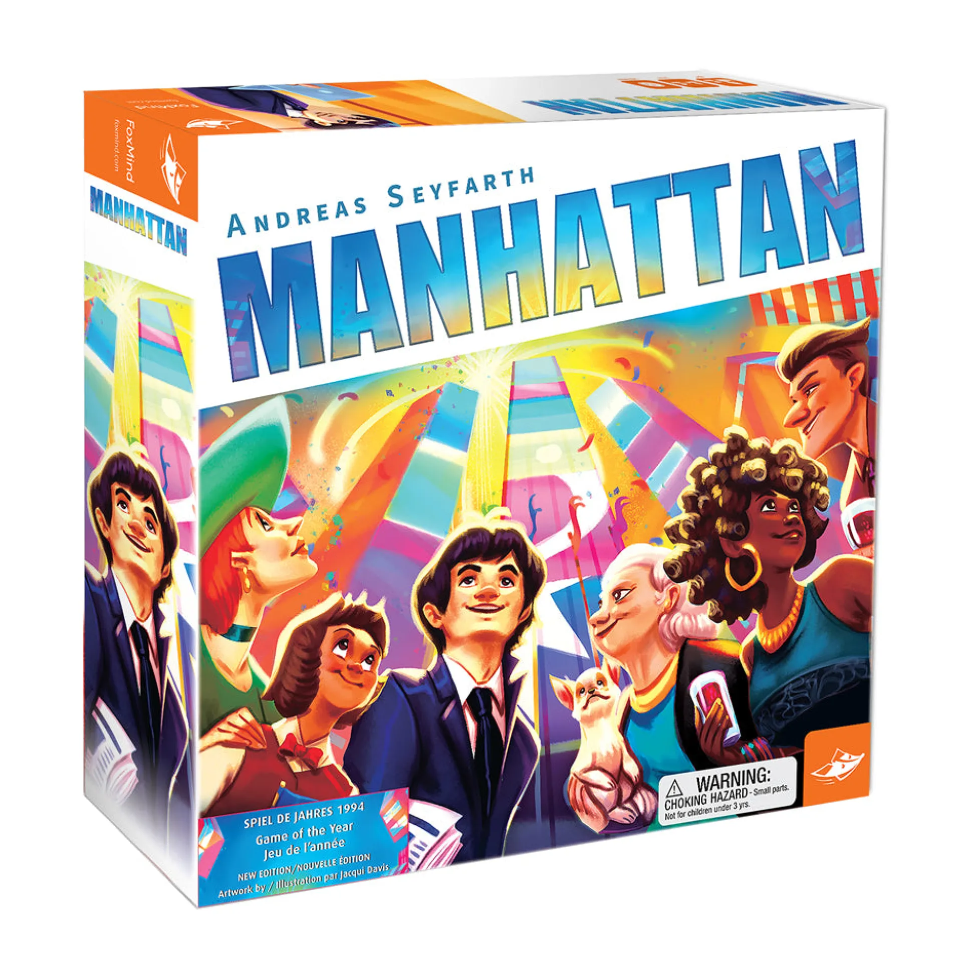 AreYouGame Manhattan Skyline Building Strategy Board Game by FoxMind* Board Games|Role-Playing Games
