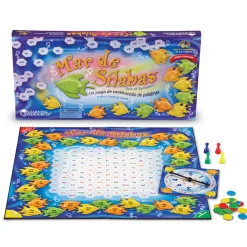 AreYouGame Mar de Silabas Bilingual Educational Board Game* Board Games|Role-Playing Games