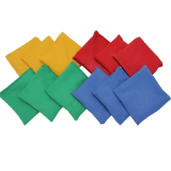 Educators Resource Martin Sports Colorful Bean Bags Set, 3.5" x 3.75", 24-Pack for Tossing Games* Toddler & Preschool Games & Puzzles