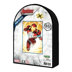 AreYouGame Marvel Avengers Iron Man 3D Lenticular Puzzle - 300 pc* Marvel|Puzzles