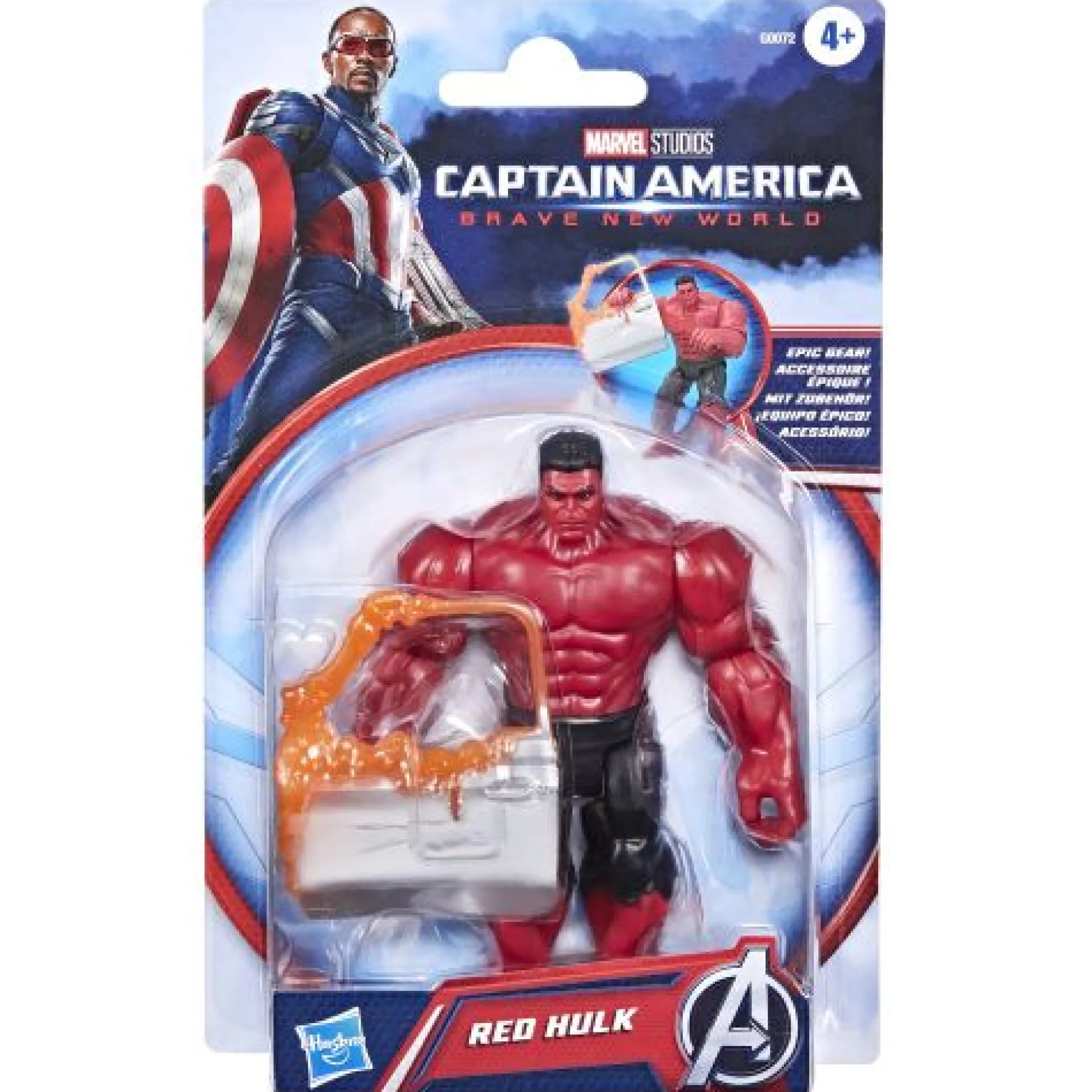 Calendar Holdings, LLC Marvel Captain America: Brave New World 12-inch Deluxe Red Hulk Action Figure* Marvel|Action Figures