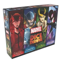 Educators Resource Marvel Dice Throne: Scarlet Witch, Thor, Loki, Spider-Man Board Game* Marvel|Board Games