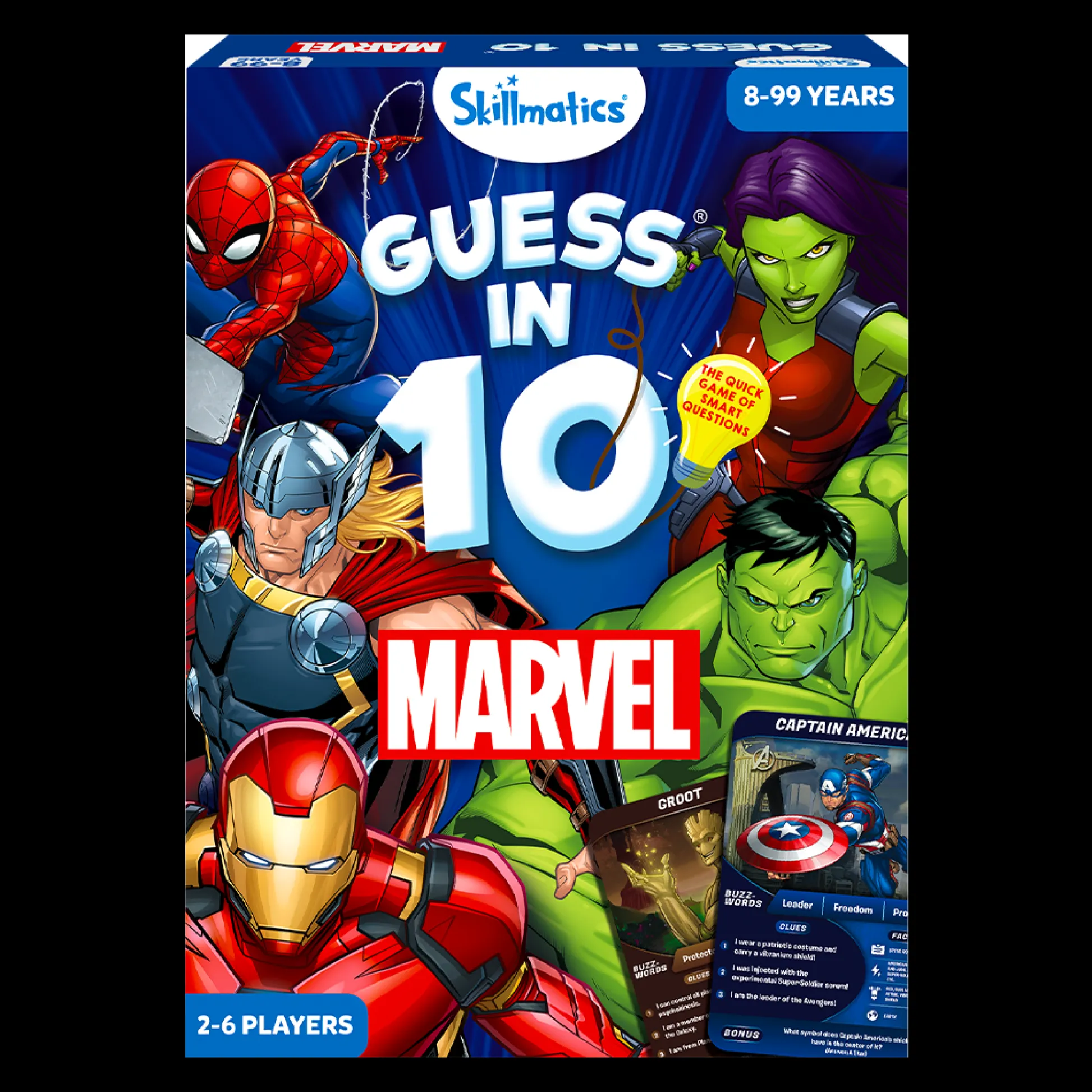 Skillmatics Marvel Guess in 10 Super Heroes Card Game* Card Games