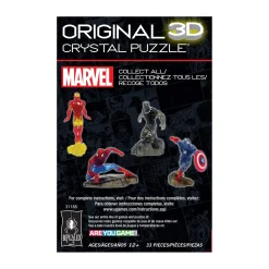 AreYouGame Marvel Spider-Man 3D Crystal Puzzle - 33 Piece Set* Puzzles|Marvel