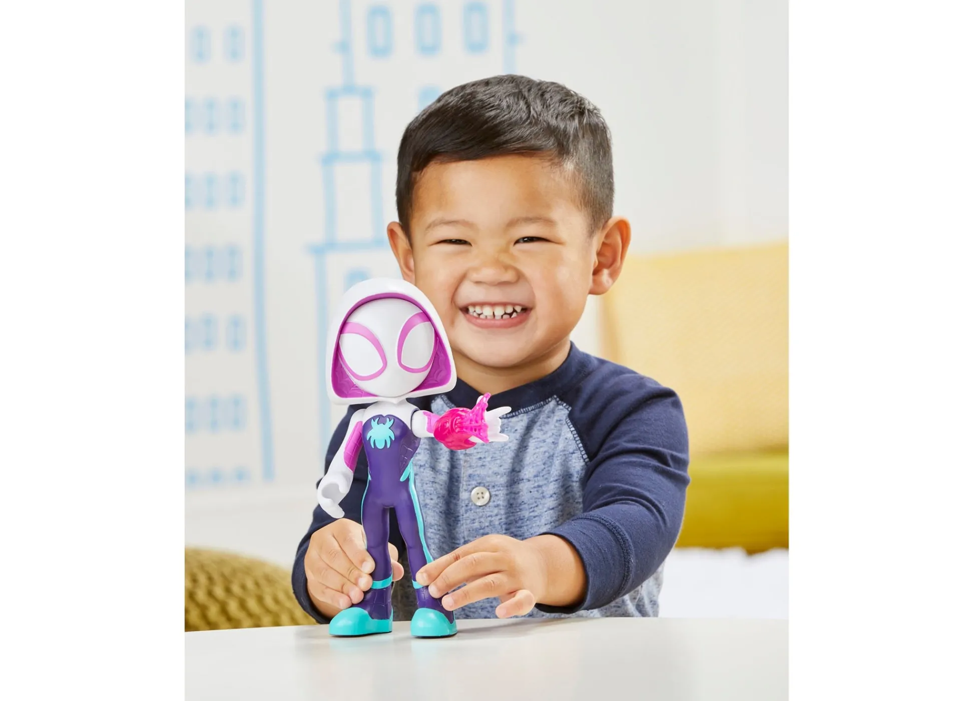 Macy's - Supplier Marvel Spidey and His Amazing Friends 9 Inch Ghost-Spider Action Figure* Preschool Figures & Playsets