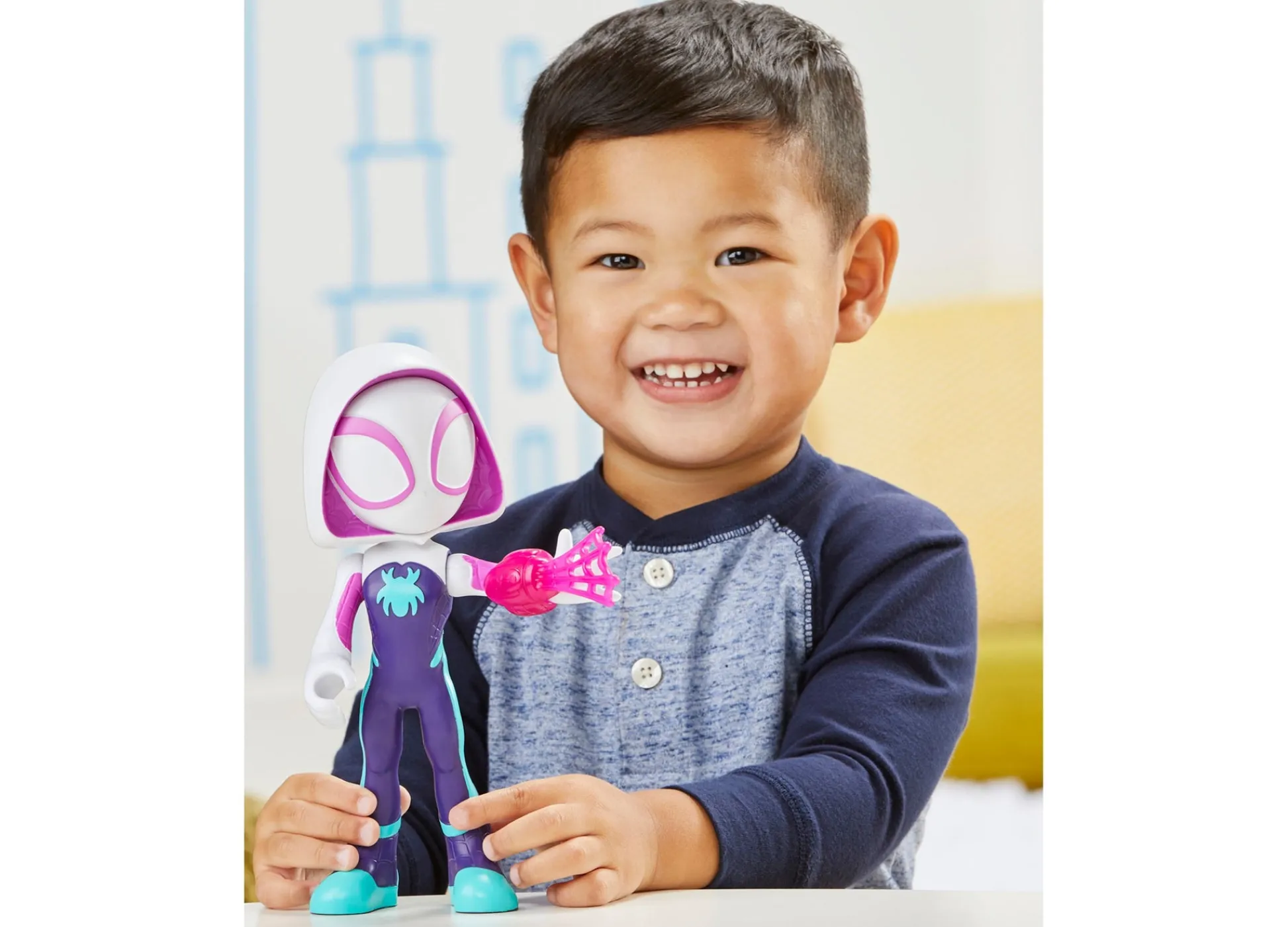 Macy's - Supplier Marvel Spidey and His Amazing Friends 9 Inch Ghost-Spider Action Figure* Preschool Figures & Playsets