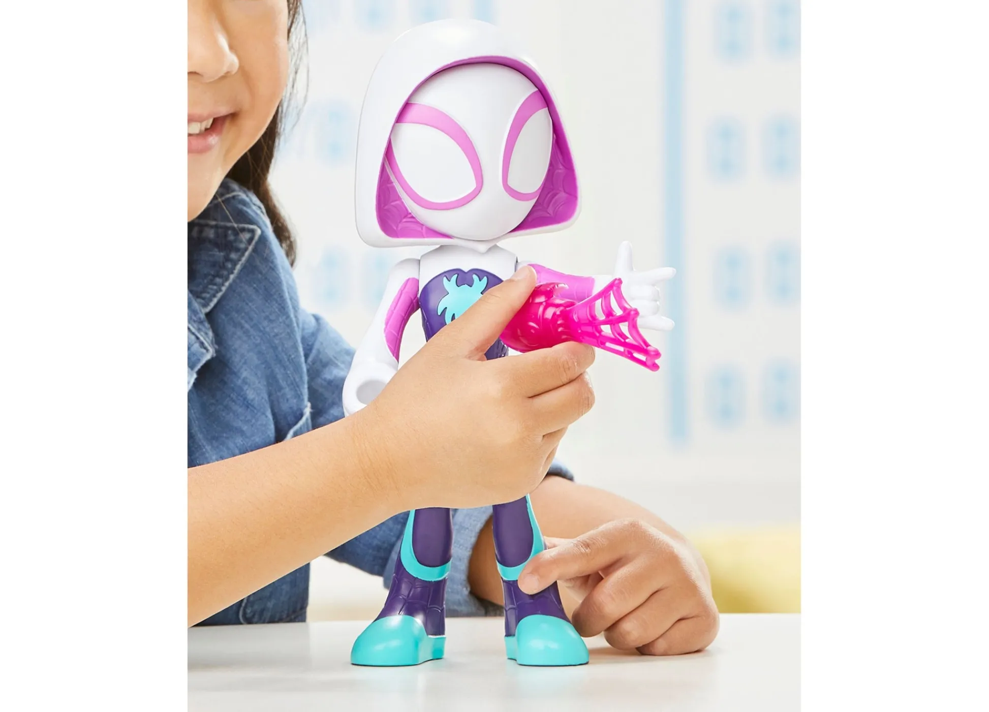 Macy's - Supplier Marvel Spidey and His Amazing Friends 9 Inch Ghost-Spider Action Figure* Preschool Figures & Playsets