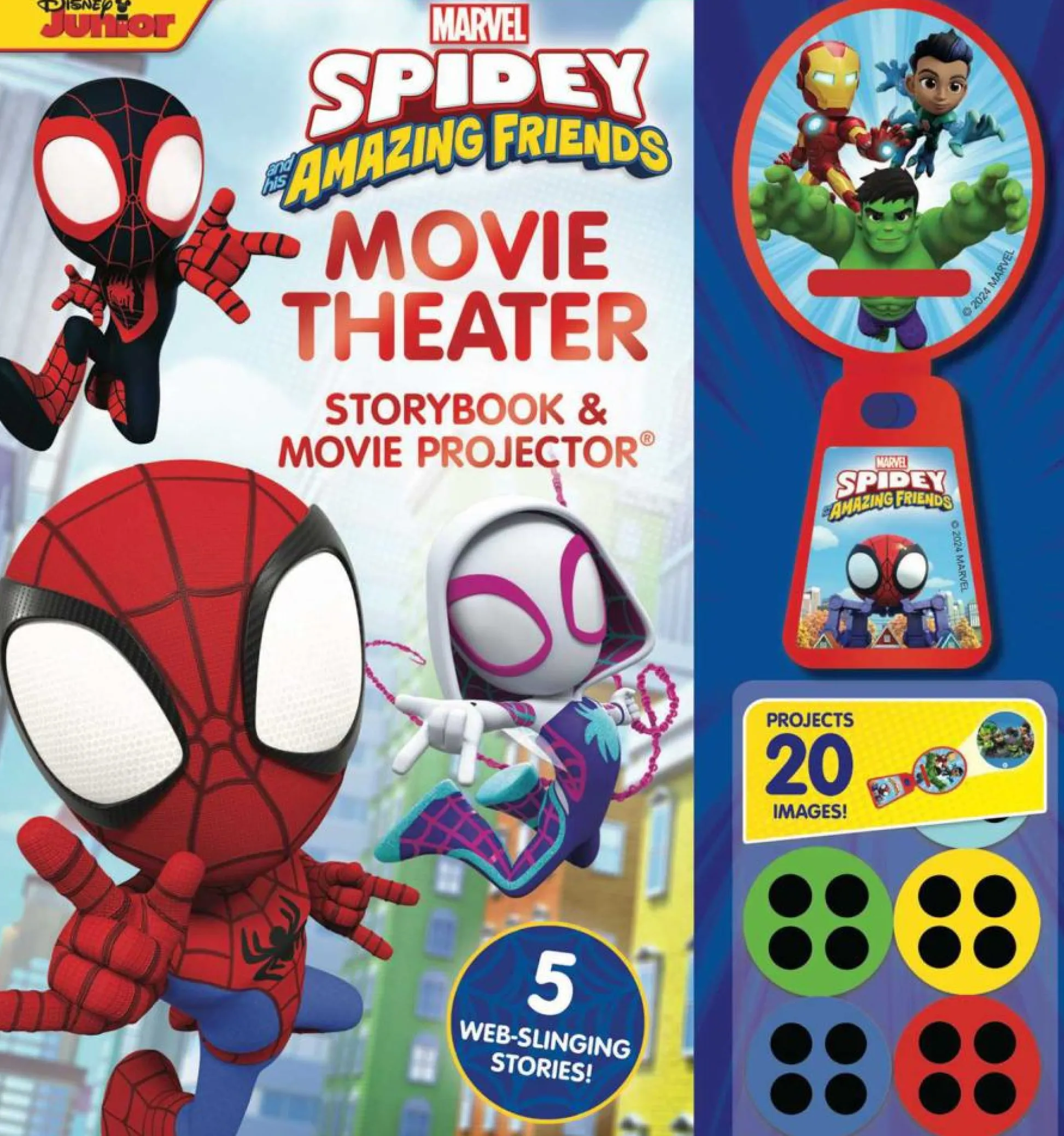 Readerlink Distribution Services Marvel Spidey and His Amazing Friends Interactive Projector Book*Kids Reading, Writing & Speech|Kids Books