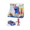 Macy's - Supplier Marvel Spidey and His Amazing Friends 4" Web Crawler Playset with Action Figure* Preschool Figures & Playsets|Marvel