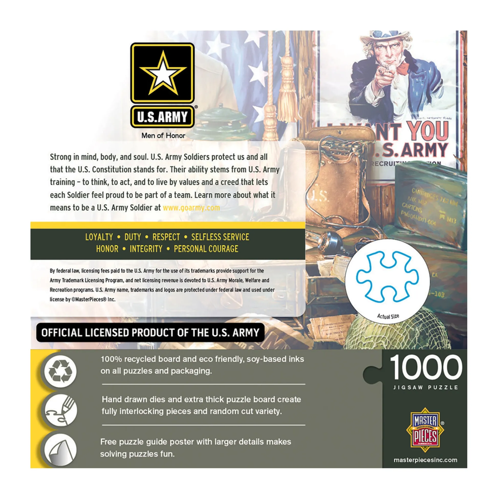 AreYouGame MasterPieces Hometown Heroes Men of Honor Jigsaw Puzzle - 1000 pc* Puzzles