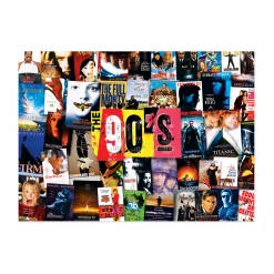 AreYouGame MasterPieces 90s Blockbusters Jigsaw Puzzle - 1000 pc* Puzzles