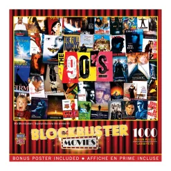 AreYouGame MasterPieces 90s Blockbusters Jigsaw Puzzle - 1000 pc* Puzzles