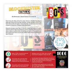 AreYouGame MasterPieces 90s Blockbusters Jigsaw Puzzle - 1000 pc* Puzzles