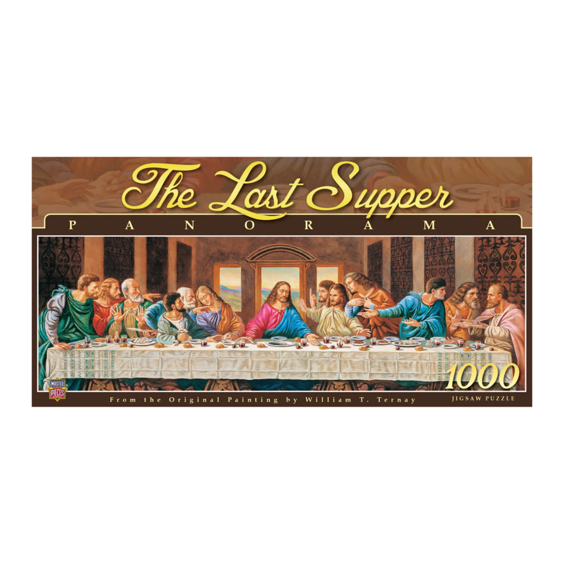 AreYouGame Masterpieces The Last Supper Panoramic Jigsaw Puzzle - 1000 pc* Puzzles