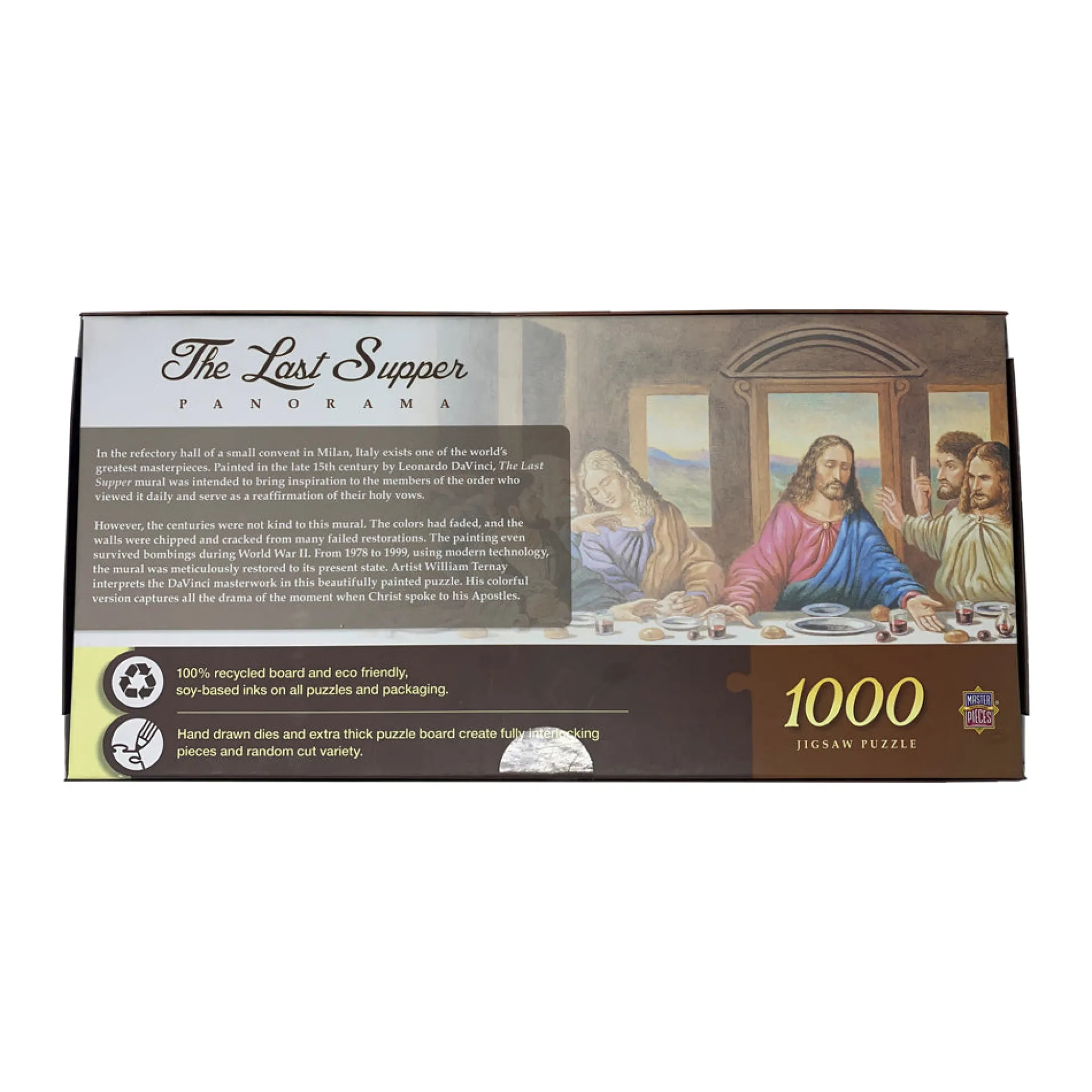 AreYouGame Masterpieces The Last Supper Panoramic Jigsaw Puzzle - 1000 pc* Puzzles