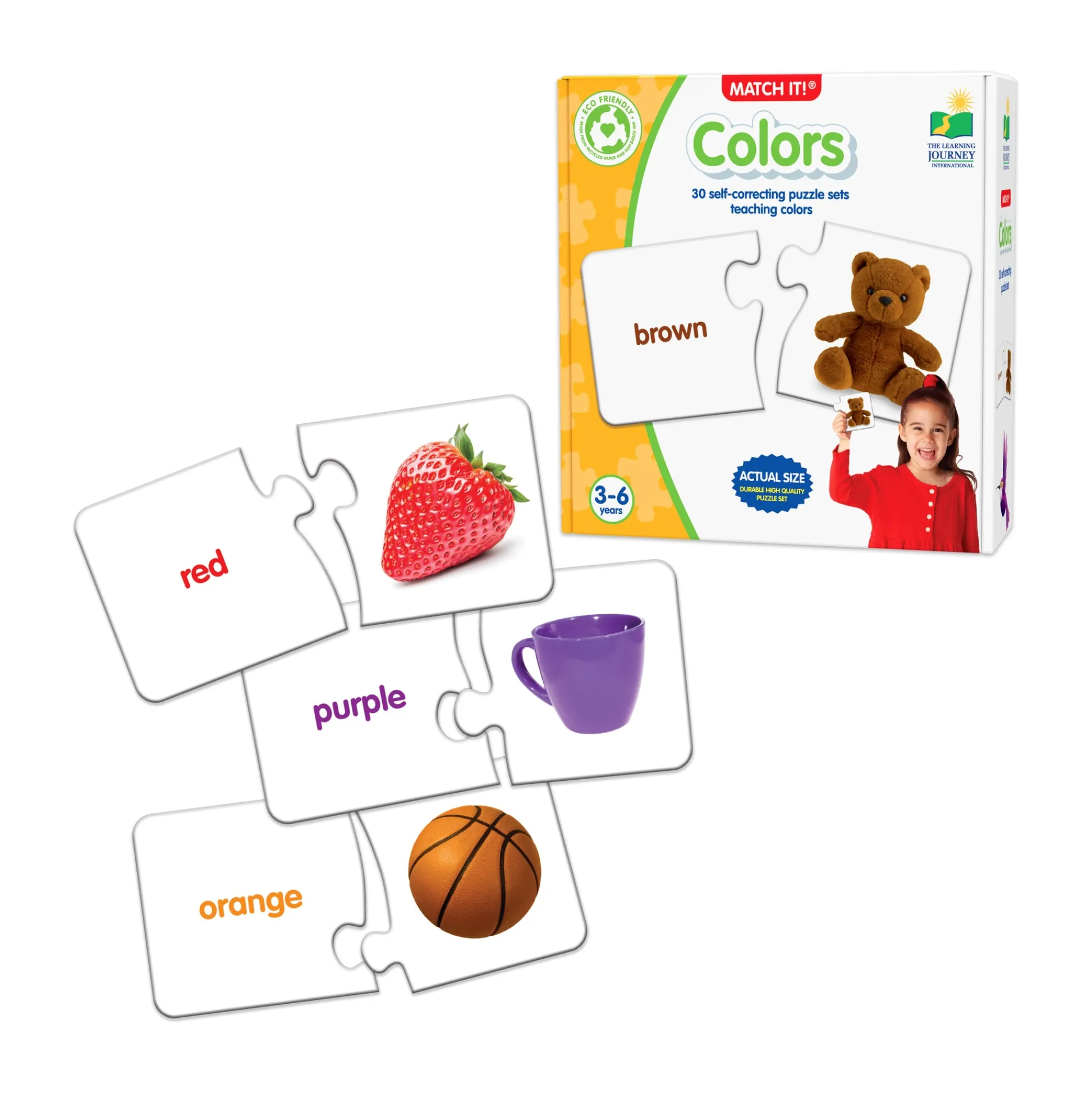AreYouGame Match It! - Colors - Interactive Color Matching Puzzle* Puzzles|Preschool Education Toys & Activities