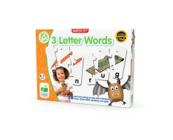 AreYouGame Match It! - Discovery 3 Letter Words Puzzle Game* Toddler & Preschool Games & Puzzles|Puzzles