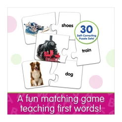 AreYouGame Match It! - First Words Educational Puzzle Game* Puzzles|Preschool Education Toys & Activities