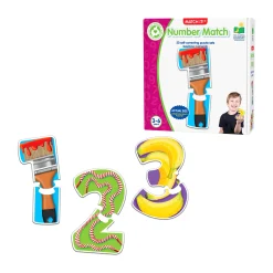 AreYouGame Match It! - Number Match - Educational Counting Puzzle Game* Puzzles|Preschool Education Toys & Activities