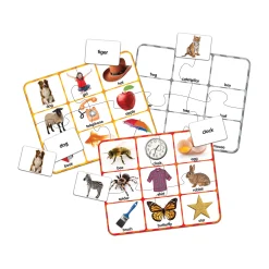 AreYouGame Match It! - Picture Word Bingo - Eco-Friendly Educational Game* Social & Emotional Skills|Preschool Education Toys & Activities