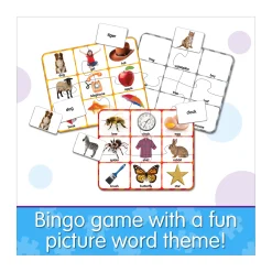 AreYouGame Match It! - Picture Word Bingo - Eco-Friendly Educational Game* Social & Emotional Skills|Preschool Education Toys & Activities