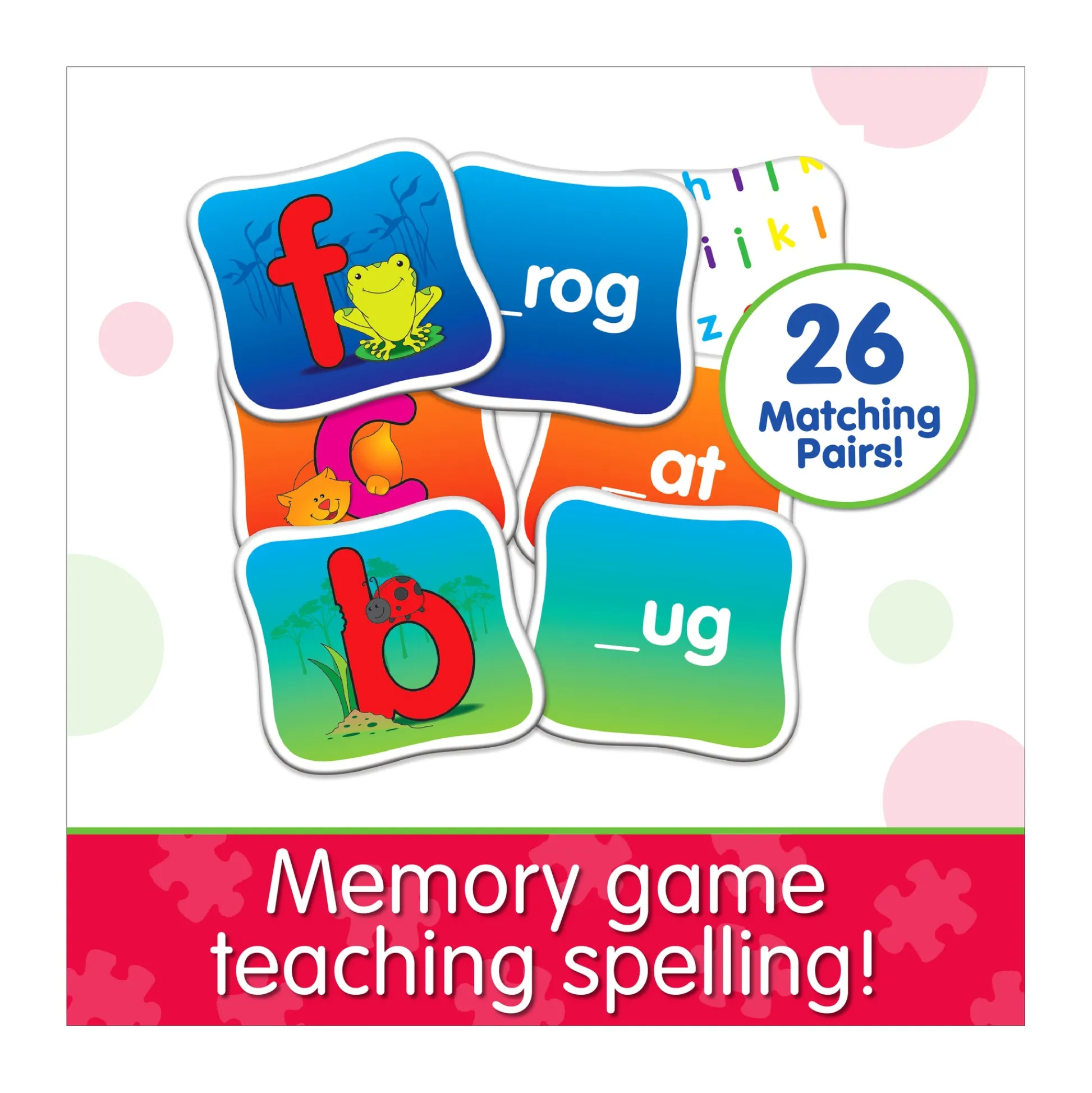 AreYouGame Match It! - Spelling Memory - Educational Word Formation Game* Preschool Education Toys & Activities