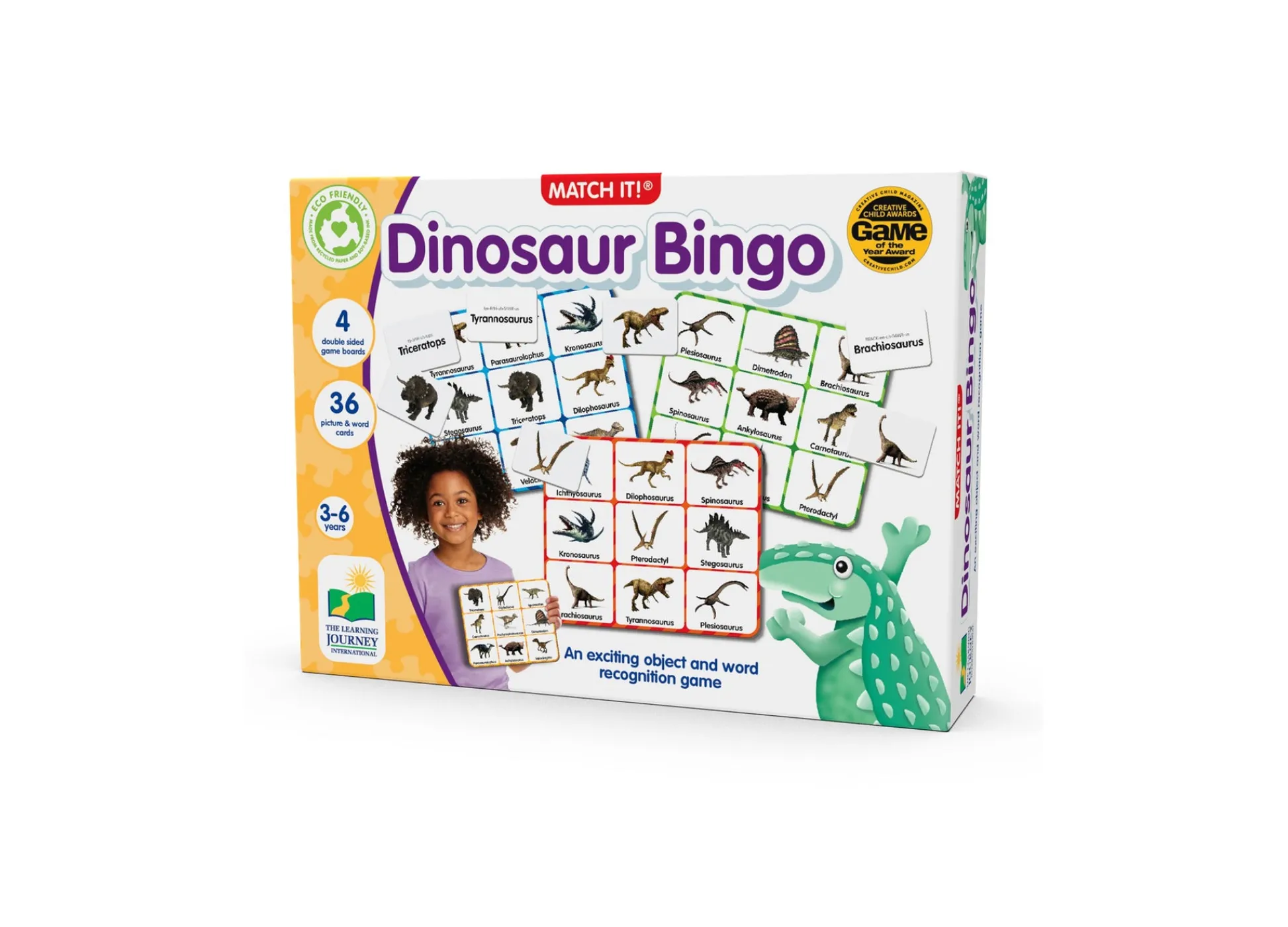 AreYouGame Match It! Dinosaur Bingo Educational Game* Social & Emotional Skills|Role-Playing Games