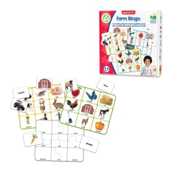 AreYouGame Match It! Farm Bingo Educational Board Game* Social & Emotional Skills|Role-Playing Games
