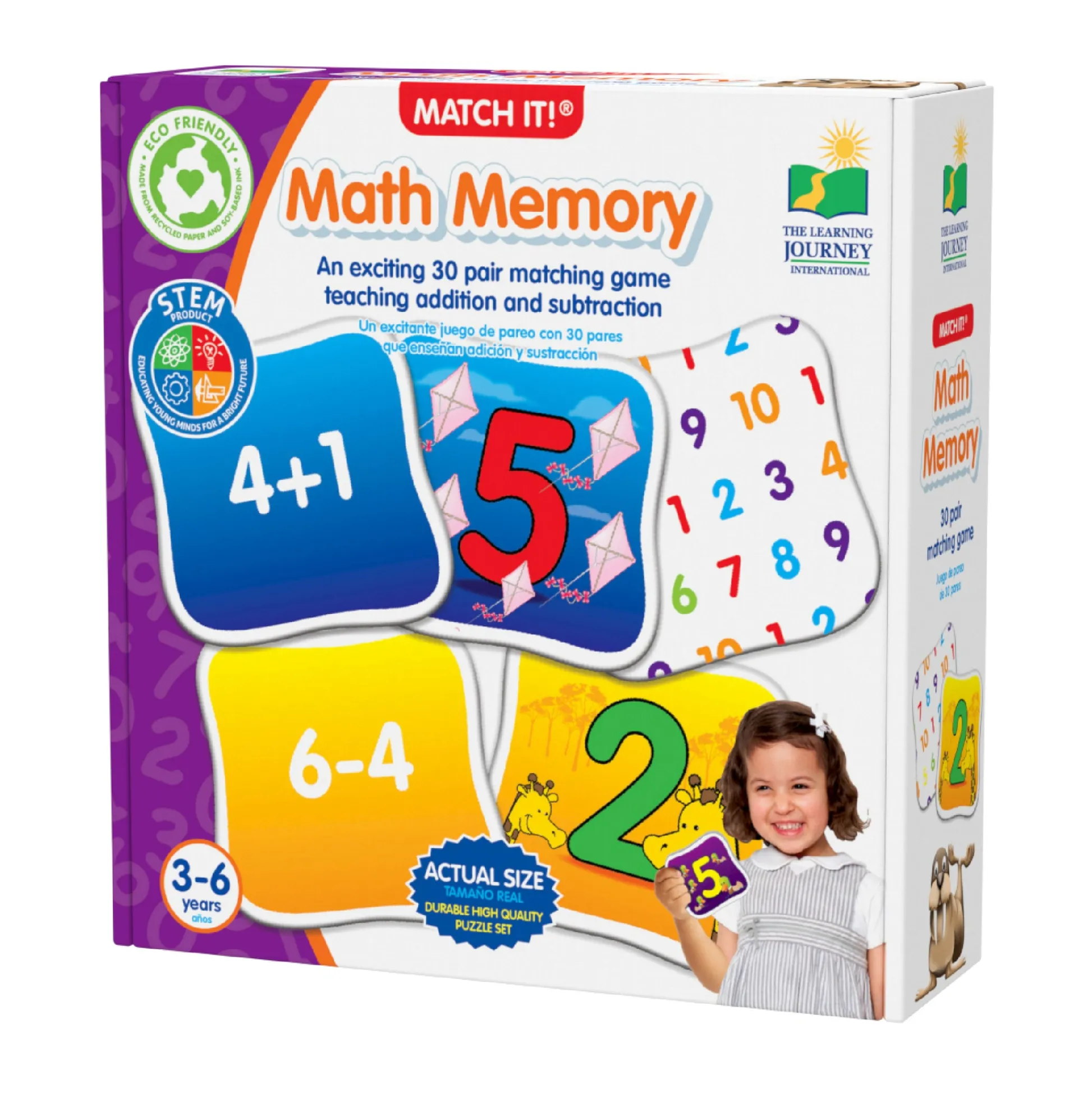 AreYouGame Match It! Math Memory - Educational Counting and Sorting Game* Toddler & Preschool Games & Puzzles