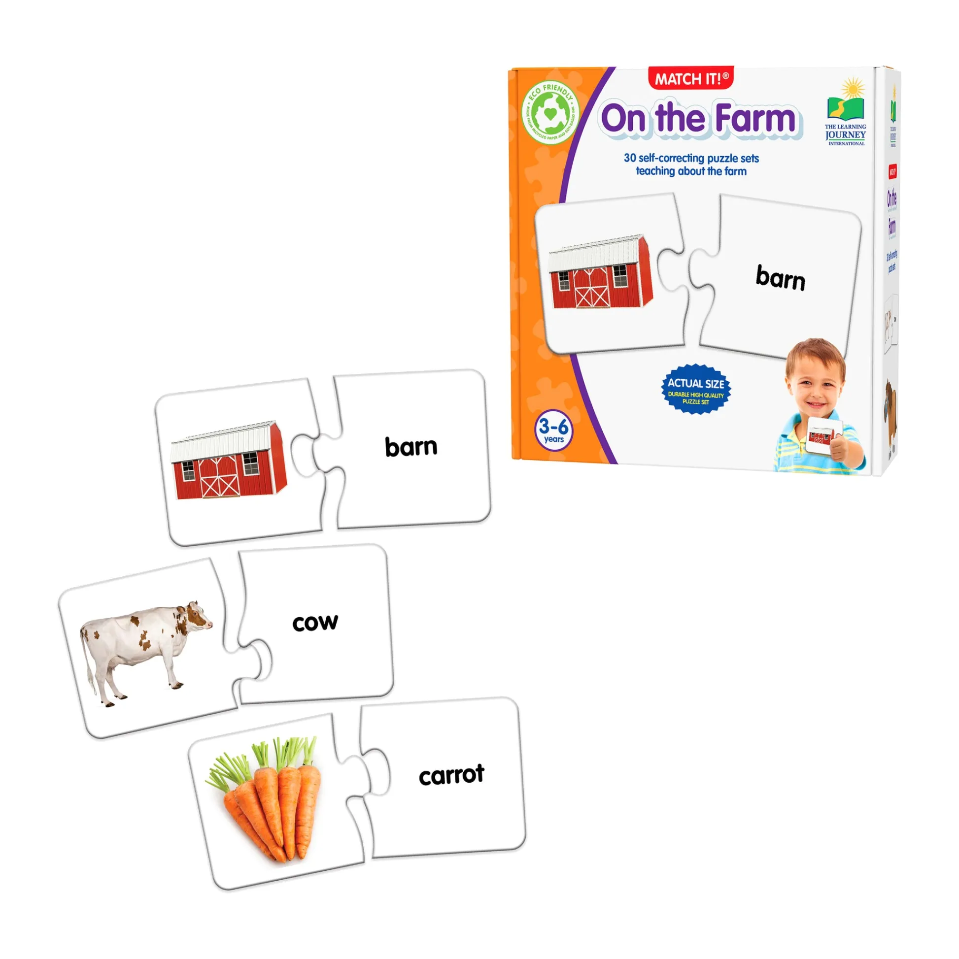 AreYouGame Match It! On the Farm - Educational Puzzle Game* Puzzles