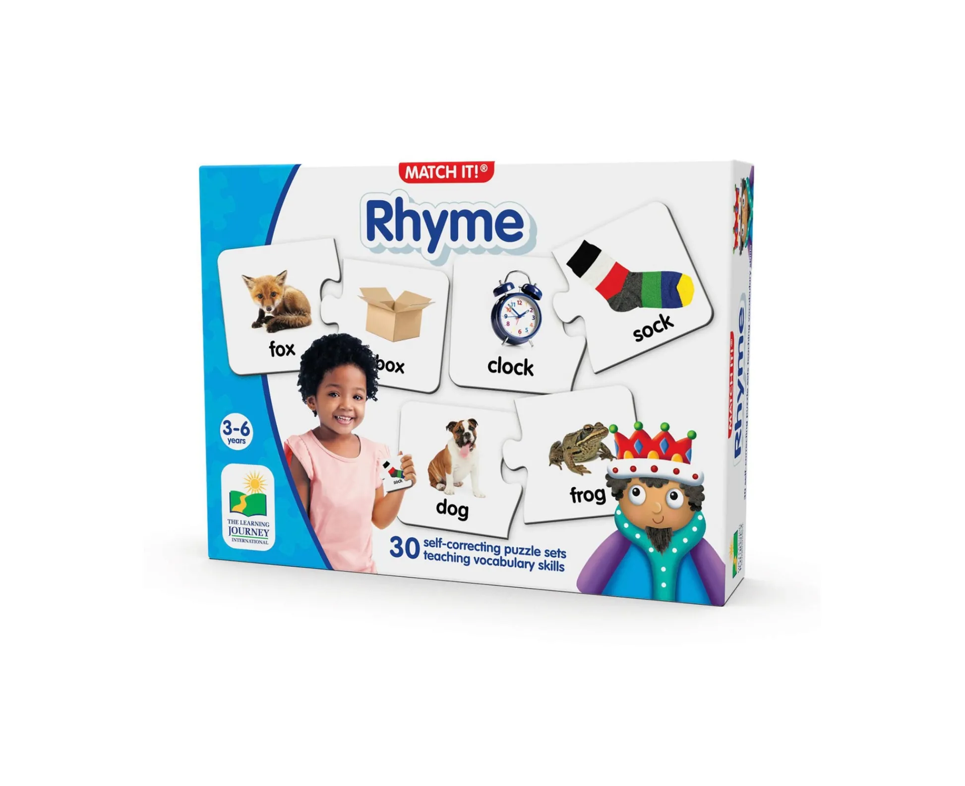 AreYouGame Match It! Rhyme - Vibrant Rhyming Puzzle Game for Kids* Puzzles