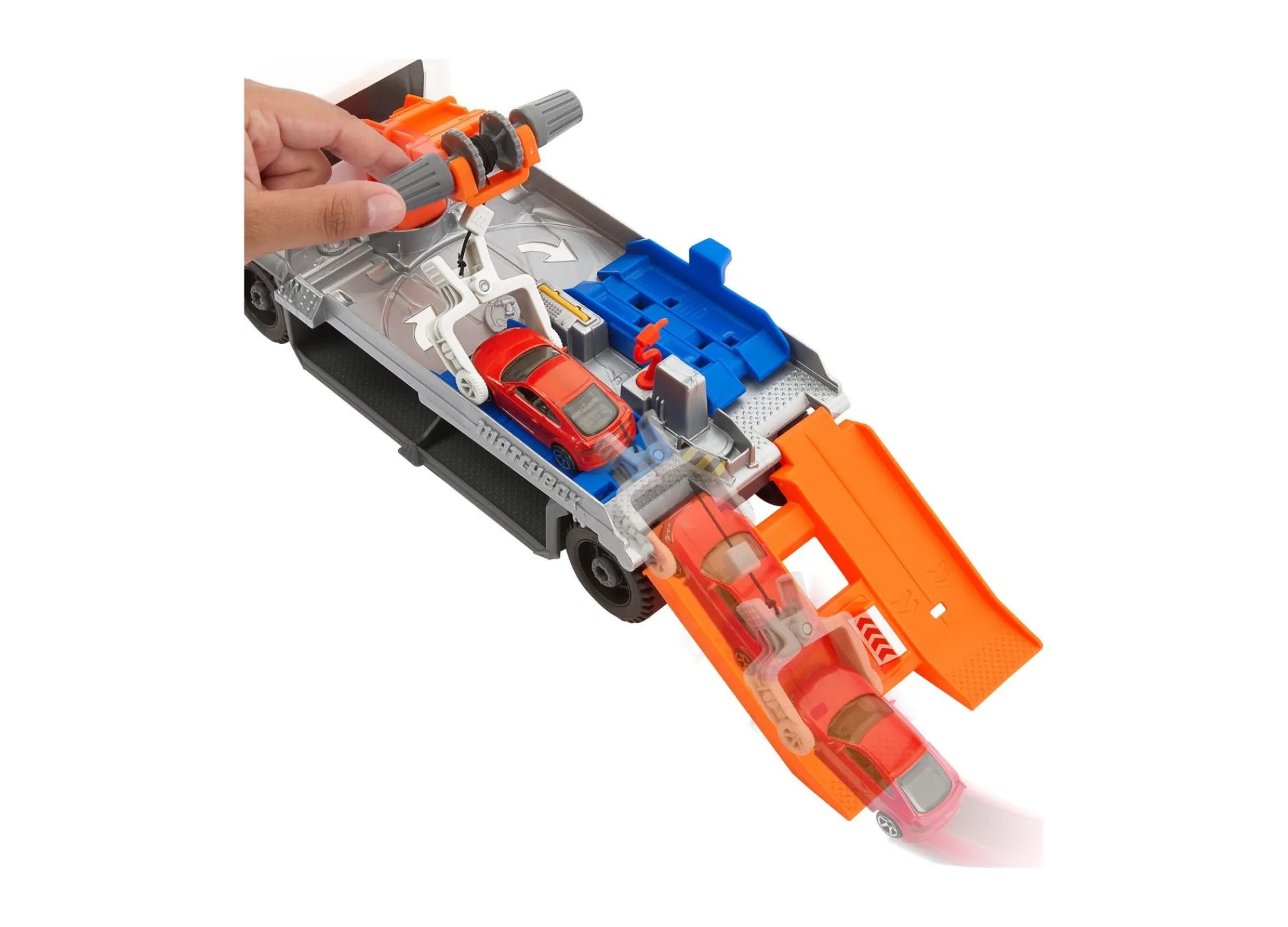 Macy's - Supplier Matchbox Action Driver Tow & Repair Truck with 1:64 Scale Audi TT RS Coupe* Playsets & Racetracks