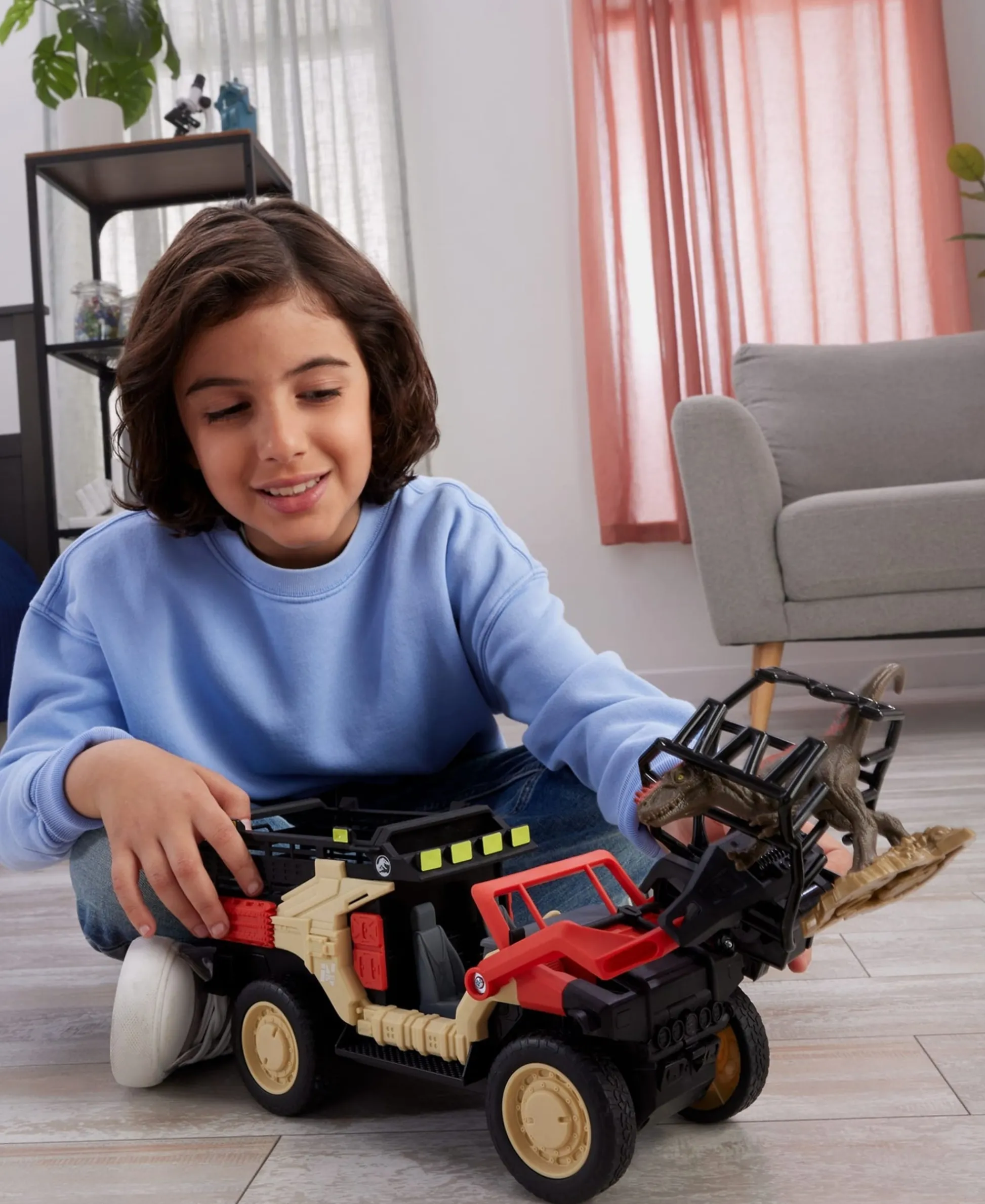 Macy's - Supplier Matchbox Jurassic World Dino Catcher - RC Toy Truck with Dinosaur* Playsets & Vehicles